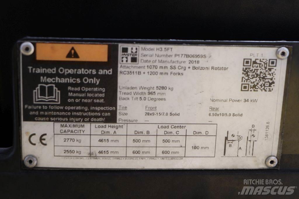 Hyster H3.5FT Diesel heftrucks