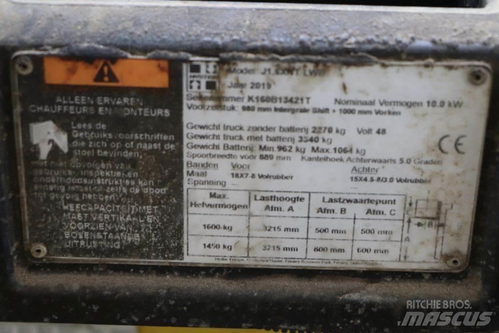 Hyster J1.6XNT Elektrische heftrucks