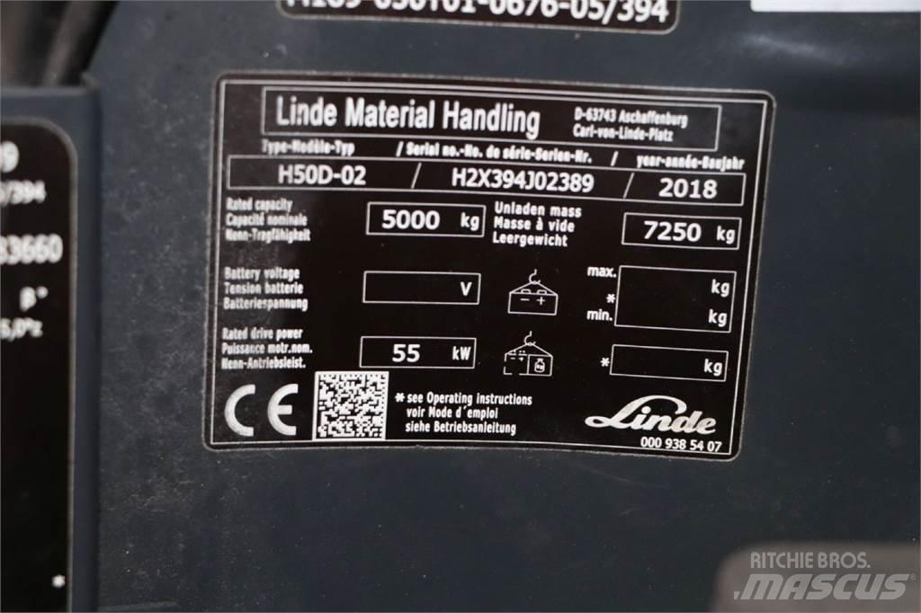 Linde H50D-02 Diesel heftrucks