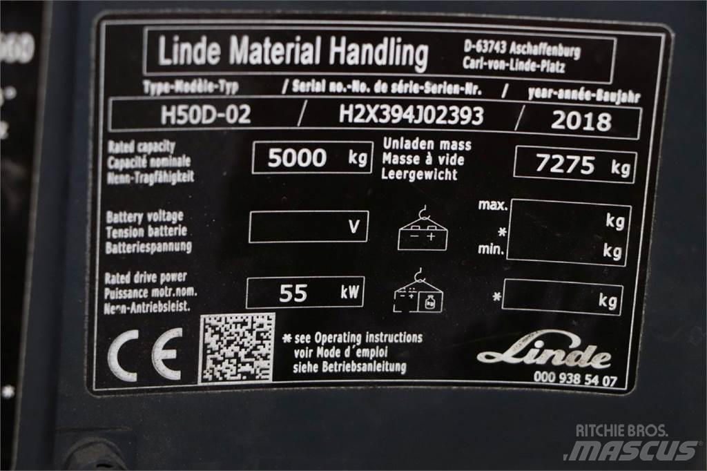 Linde H50D-02 Diesel heftrucks