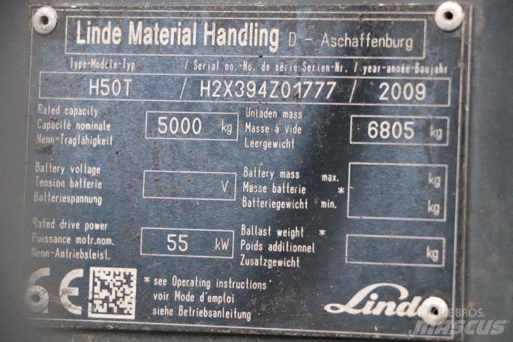 Linde H50T LPG heftrucks