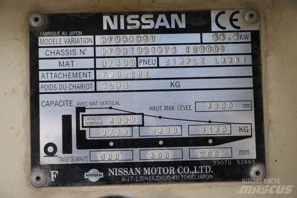 Nissan BF03A35U LPG heftrucks
