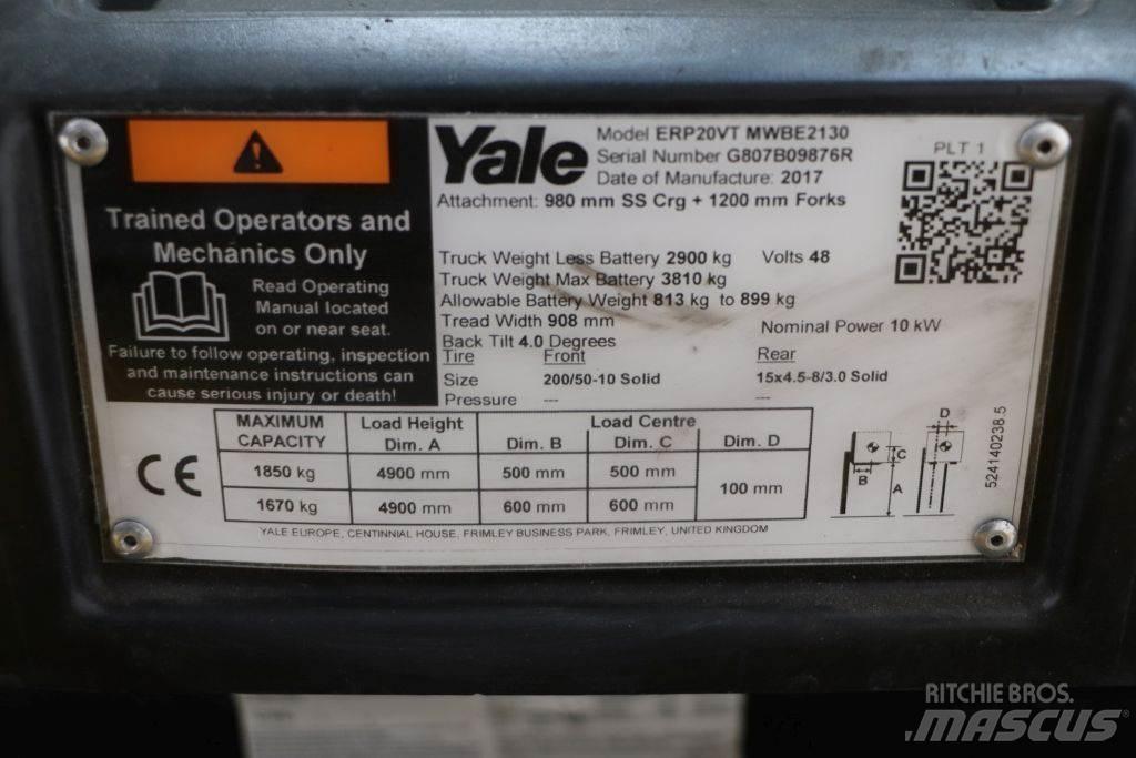 Yale ERP20VT Elektrische heftrucks