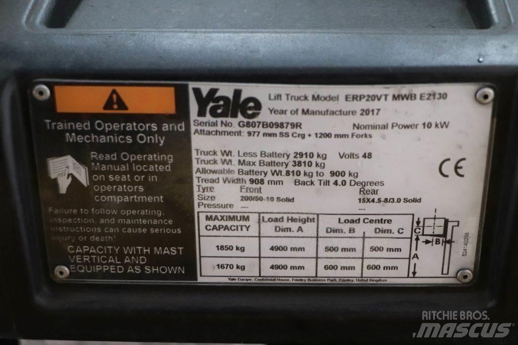 Yale ERP20VT Elektrische heftrucks
