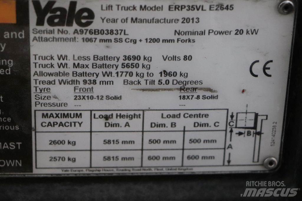 Yale ERP35VL Elektrische heftrucks