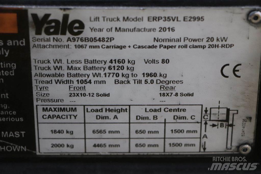 Yale ERP35VL Elektrische heftrucks
