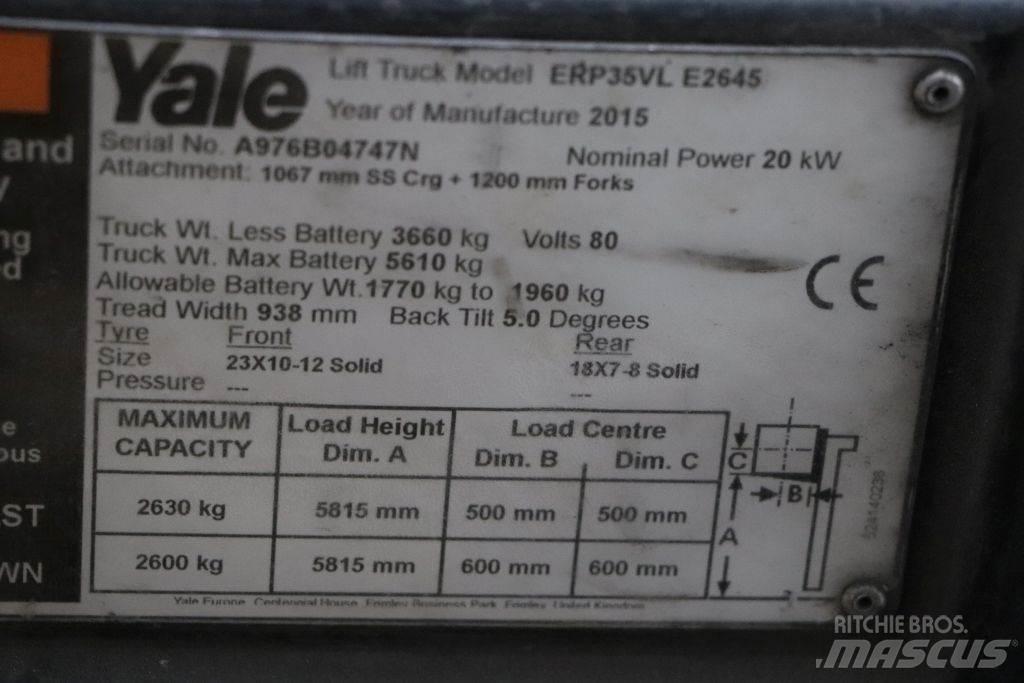 Yale ERP35VL Elektrische heftrucks