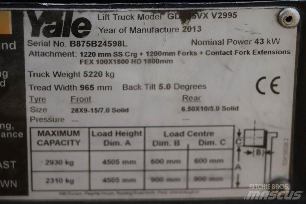 Yale GDP35VX Diesel heftrucks