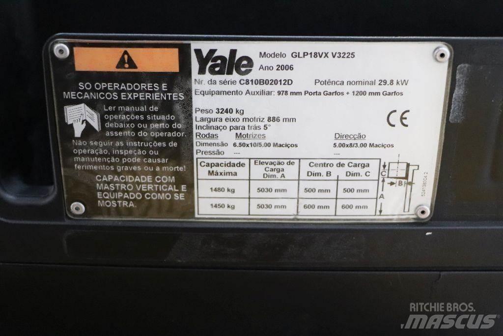 Yale GLP18VX LPG heftrucks