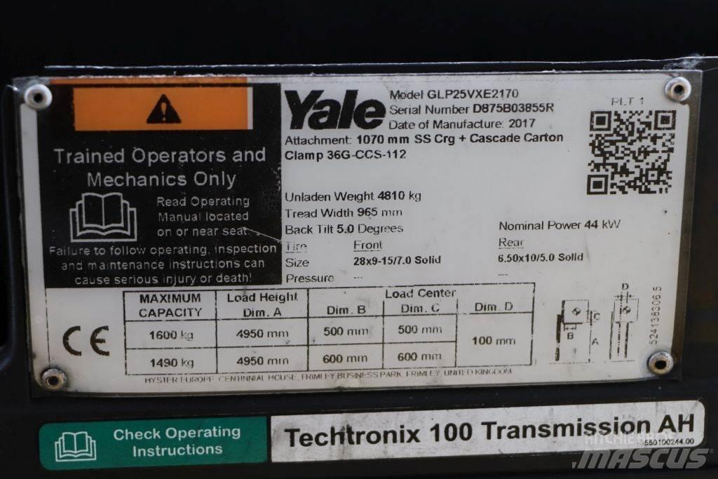 Yale GLP25VX LPG heftrucks