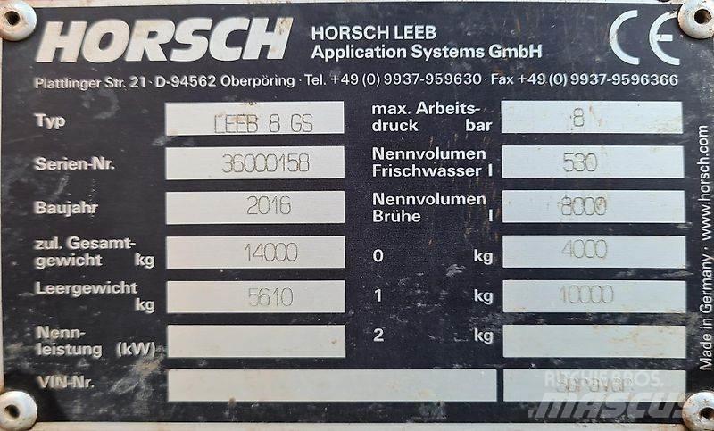 Horsch 8 GS Getrokken spuitmachines