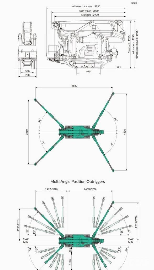 Maeda MK1033 Mini hijskraan