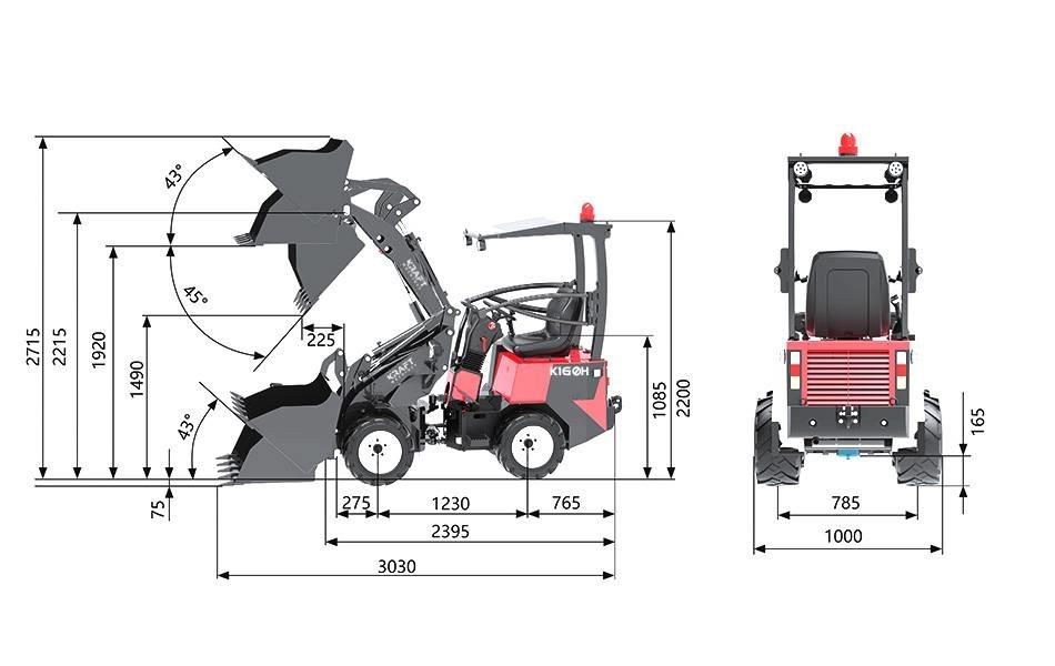 Kraft K160H Wielladers