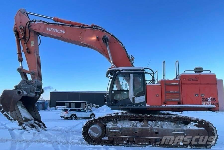 Hitachi ZX 670 LCH Rupsgraafmachines