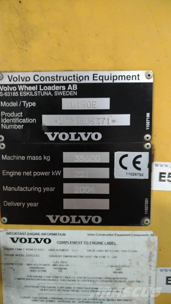 Volvo L 180 E HL Wielladers