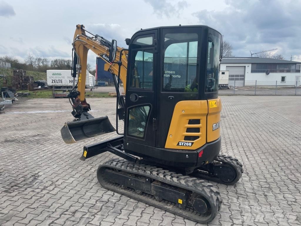 Sany SY 26 U Minigraafmachines < 7t