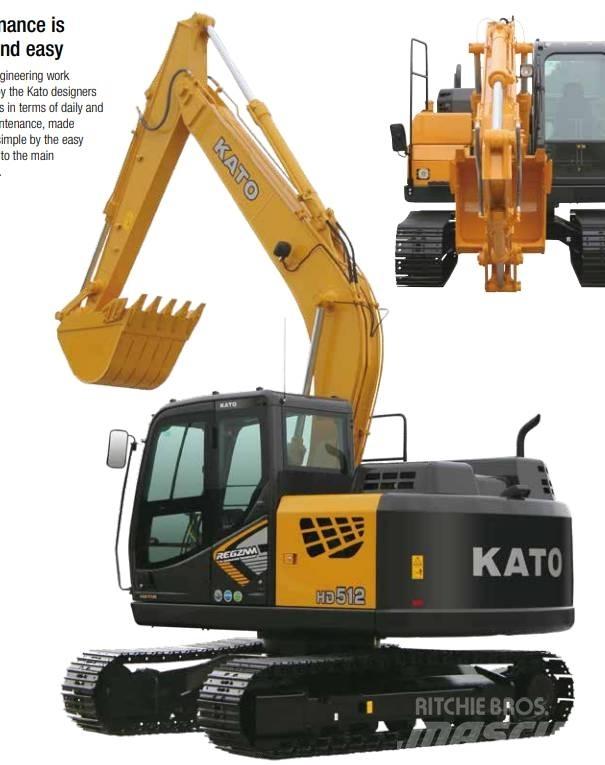 Kato 514 Rupsgraafmachines