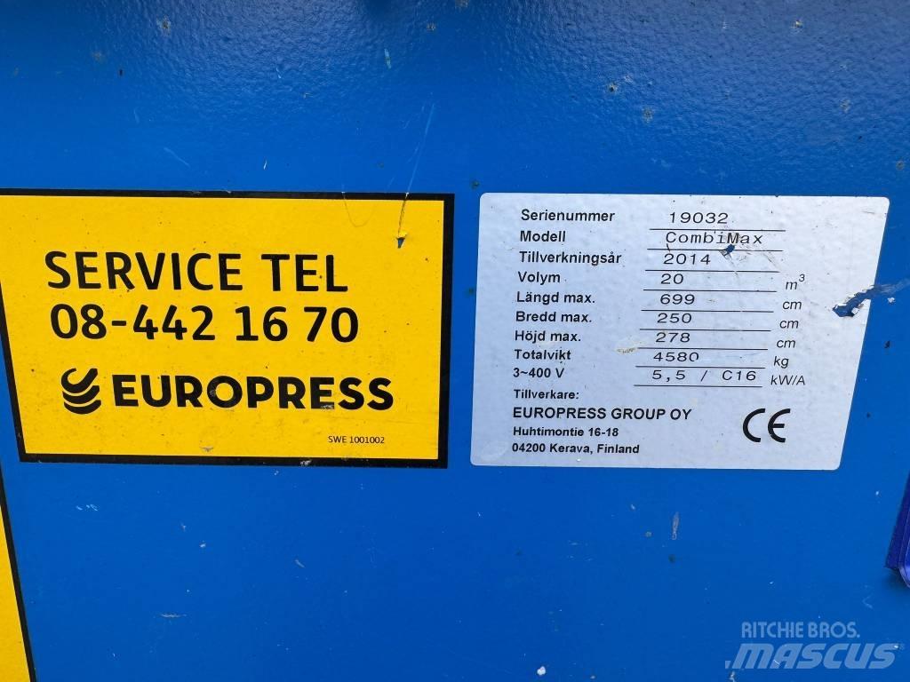 Europress CombiMax Afvalcompressoren