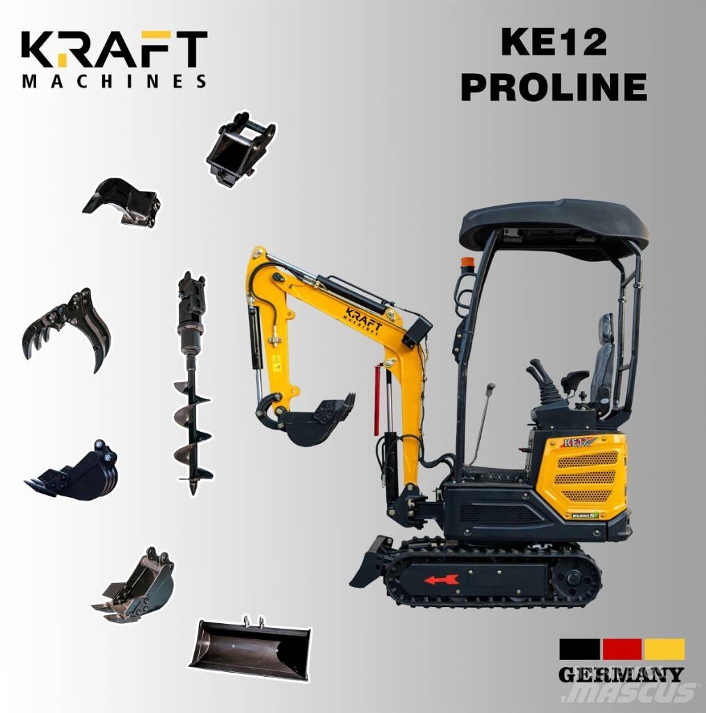 Kraft KE12Proline Minigraafmachines < 7t