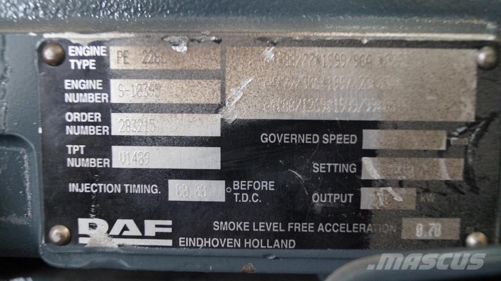 DAF PE 228 C NEW Motoren