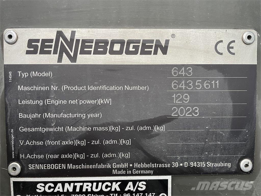 Sennebogen 643E-R Kranen voor alle terreinen