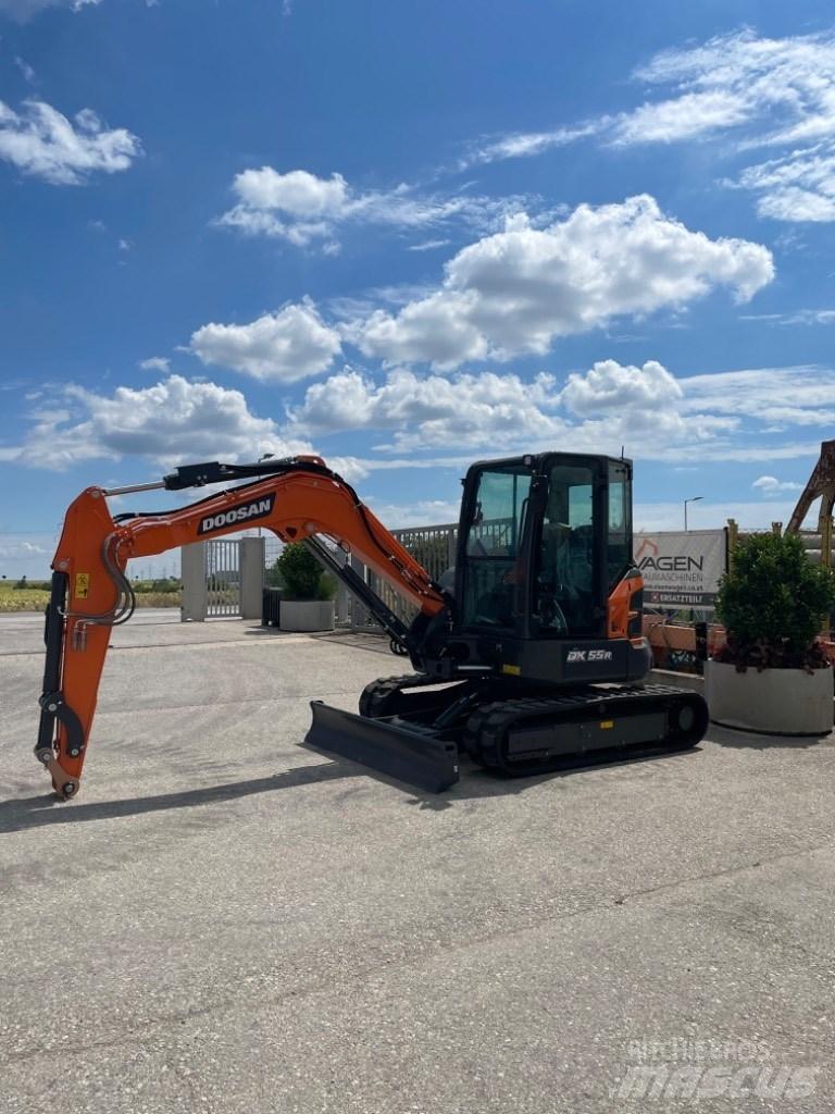 Doosan DX55r Minigraafmachines < 7t