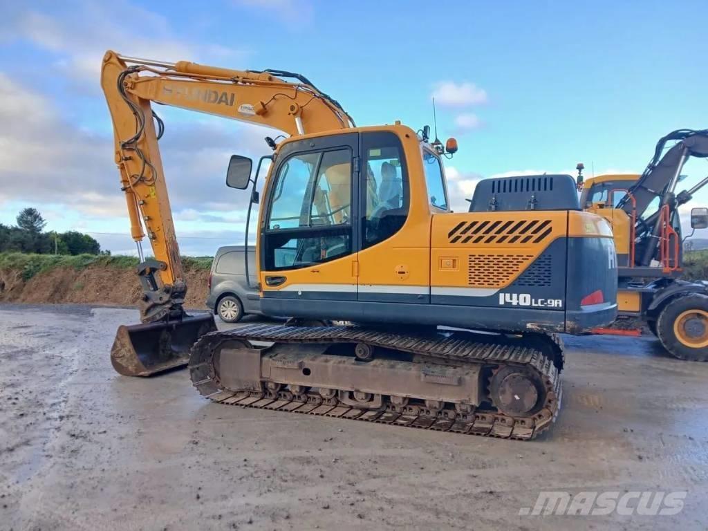 Hyundai R 140 Rupsgraafmachines