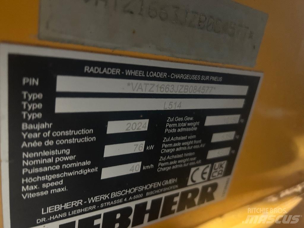 Liebherr L 514 Wielladers