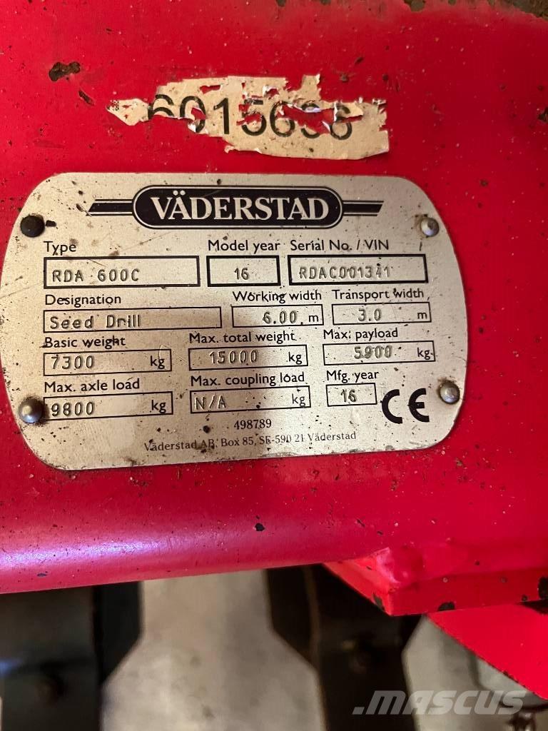Väderstad RDA600 C Zaaimachines