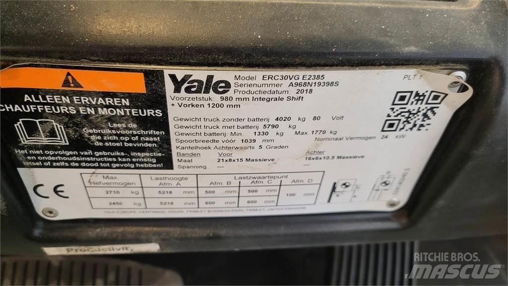 Yale ERC30VG 2018 Elektrische heftrucks