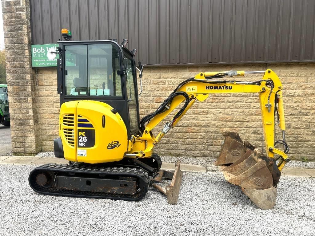 Komatsu PC26MR-3 Minigraafmachines < 7t