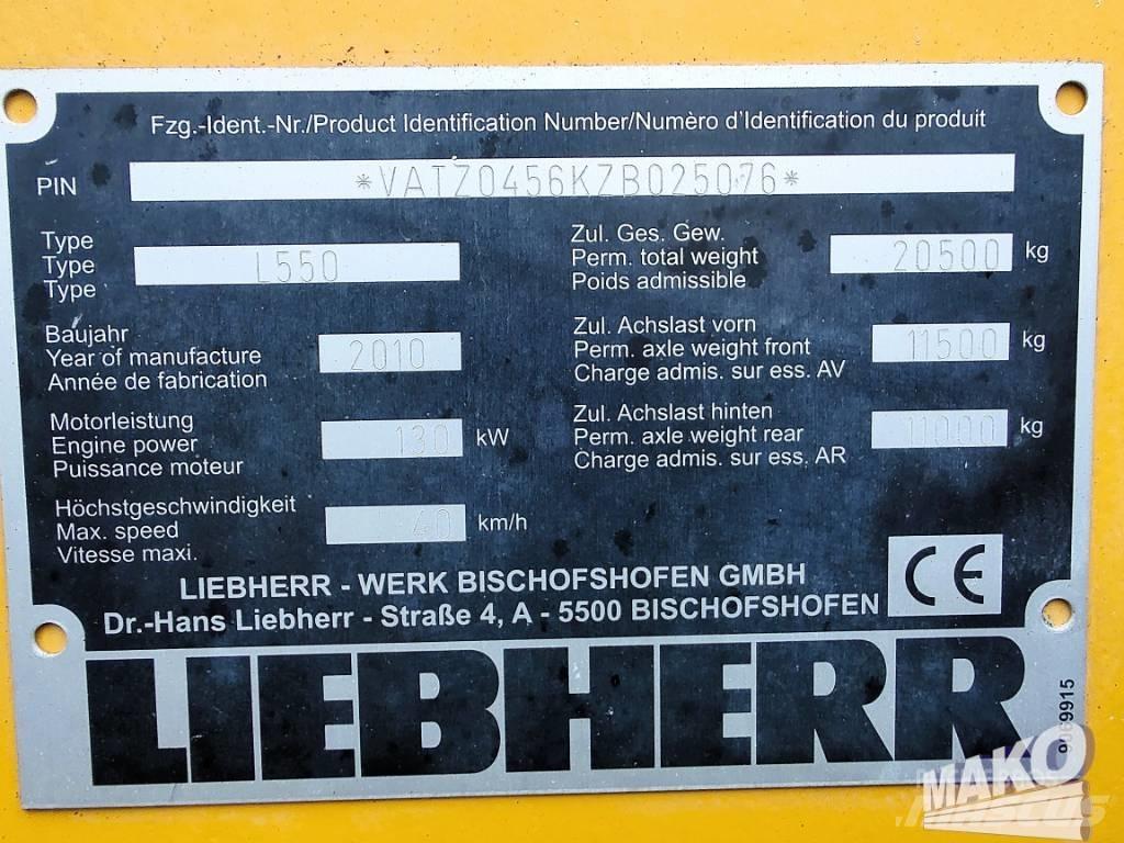 Liebherr L 550 Wielladers