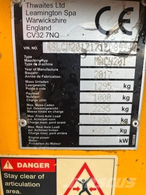 Thwaites Mach 201 Mini Dumpers