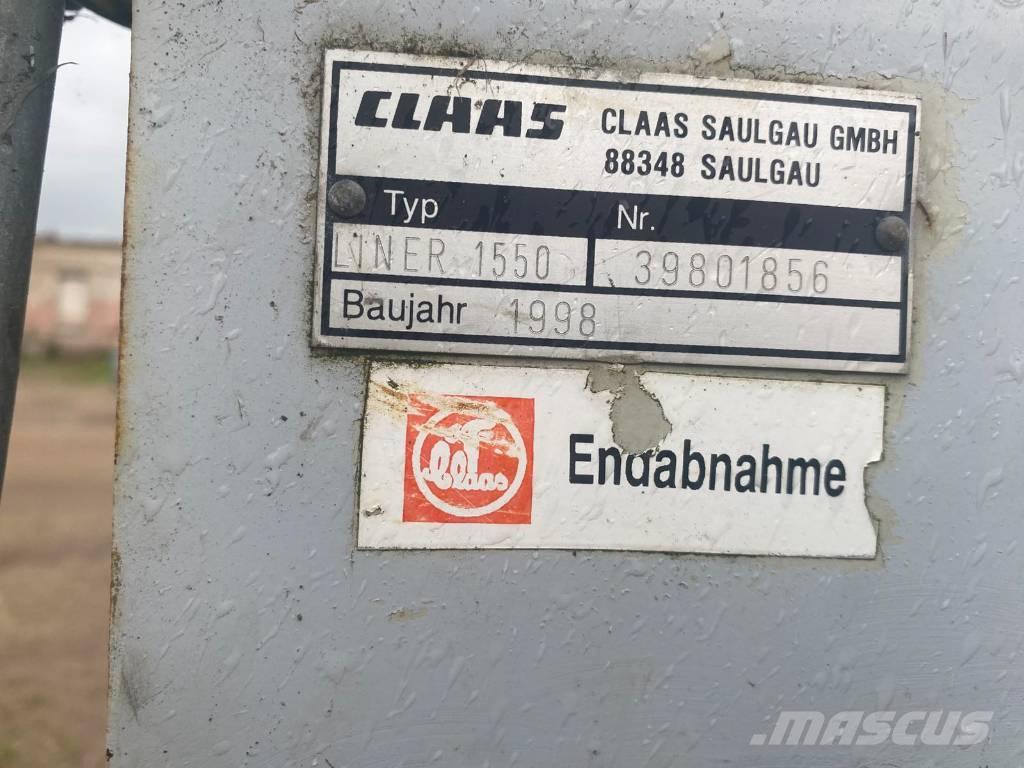 CLAAS Liner 1550 Schudders
