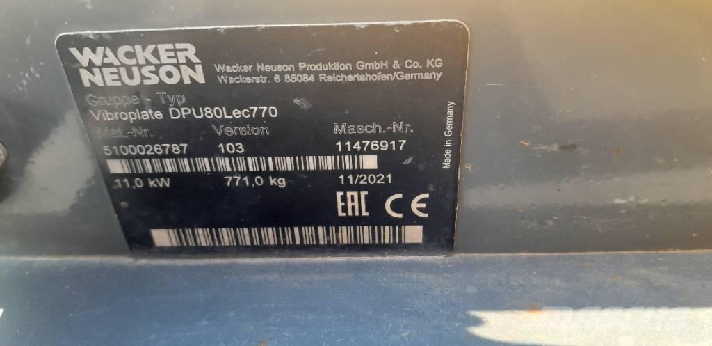 Wacker Neuson DPU 80 Trilmachines