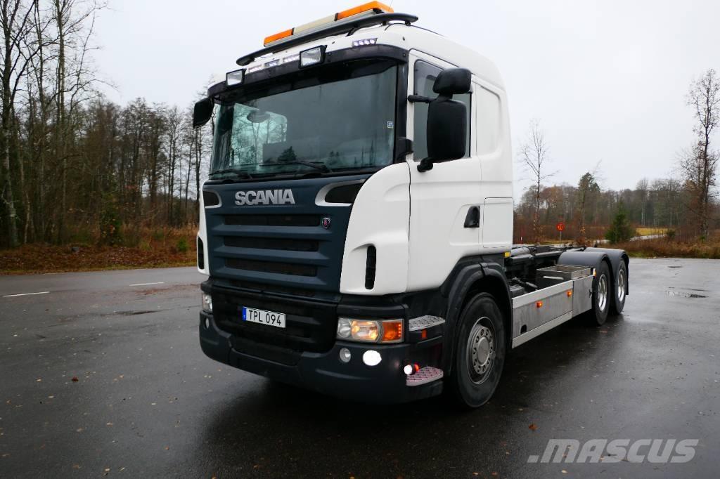 Scania G480cb6x2hsa Vrachtwagen met containersysteem