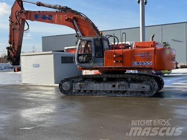 Hitachi EX 455 LC Rupsgraafmachines