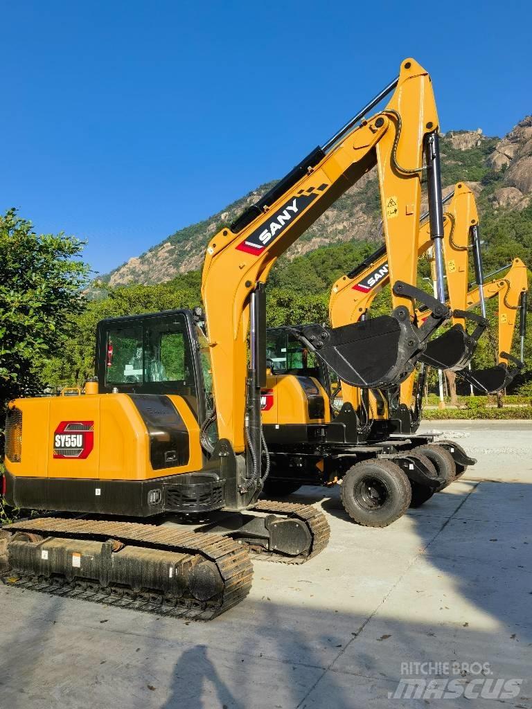 Sany sy55u Minigraafmachines < 7t