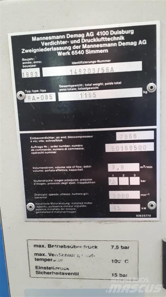 Compair Demag RA085 Compressors