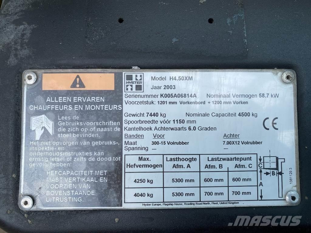 Hyster H4.50XM Diesel heftrucks