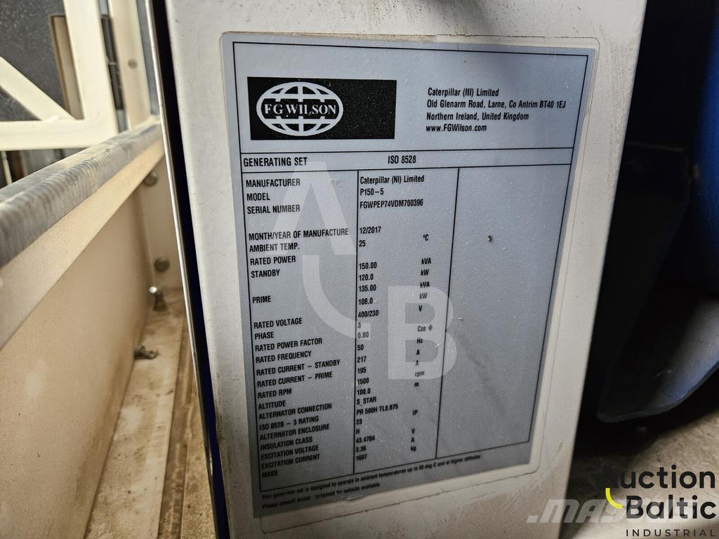 FG Wilson P150-5 Diesel generatoren