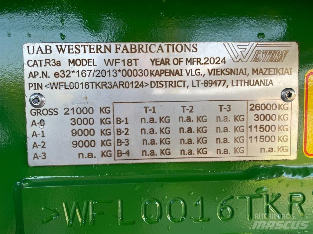 Western WF18T Kipperaanhangers