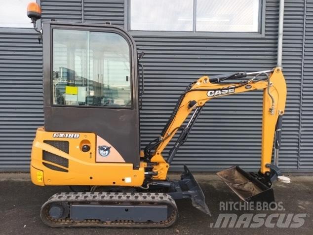CASE cx18b Minigraafmachines < 7t