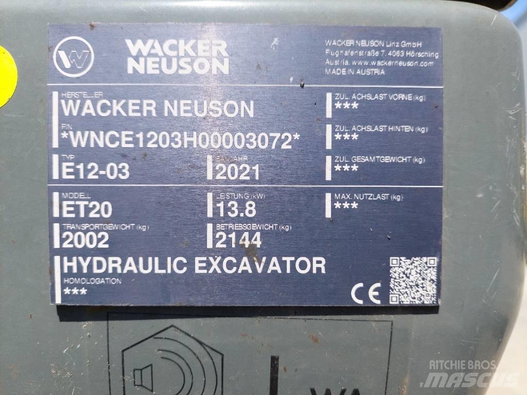 Wacker Neuson ET20 Rupsgraafmachines