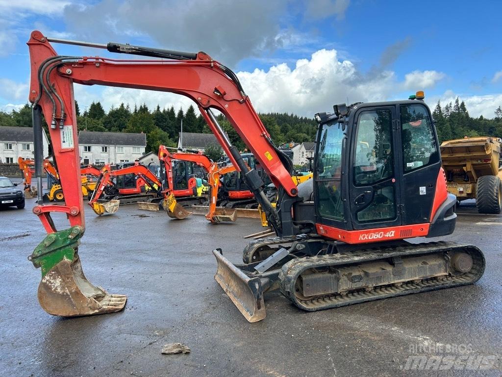 Kubota KX080-4 Midigraafmachines 7t - 12t