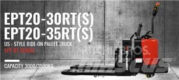 EP EPT20-30RT Meerij pallettruck met platform