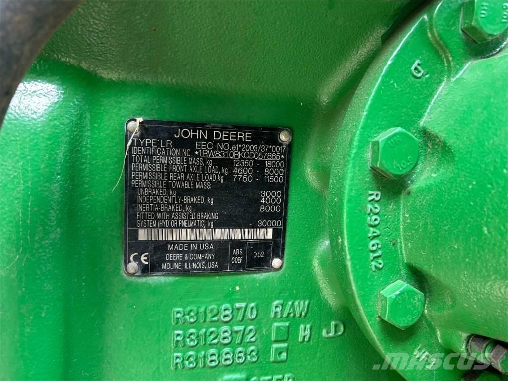 John Deere 8310R Tractoren