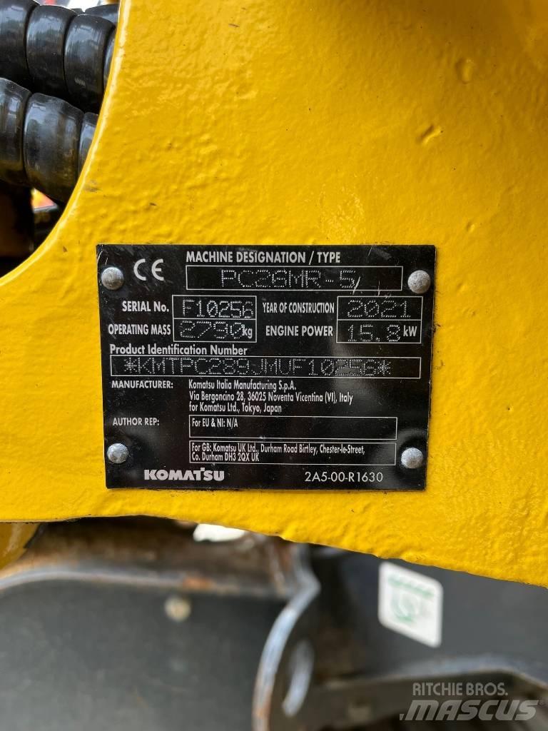 Komatsu PC26MR-5 Minigraafmachines < 7t