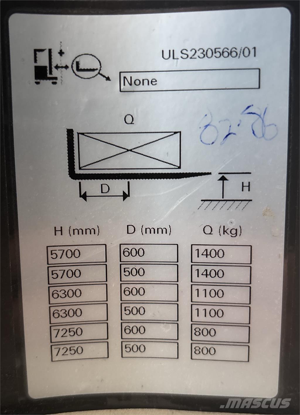 Atlet ULS140 Reachtruck voor hoog niveau