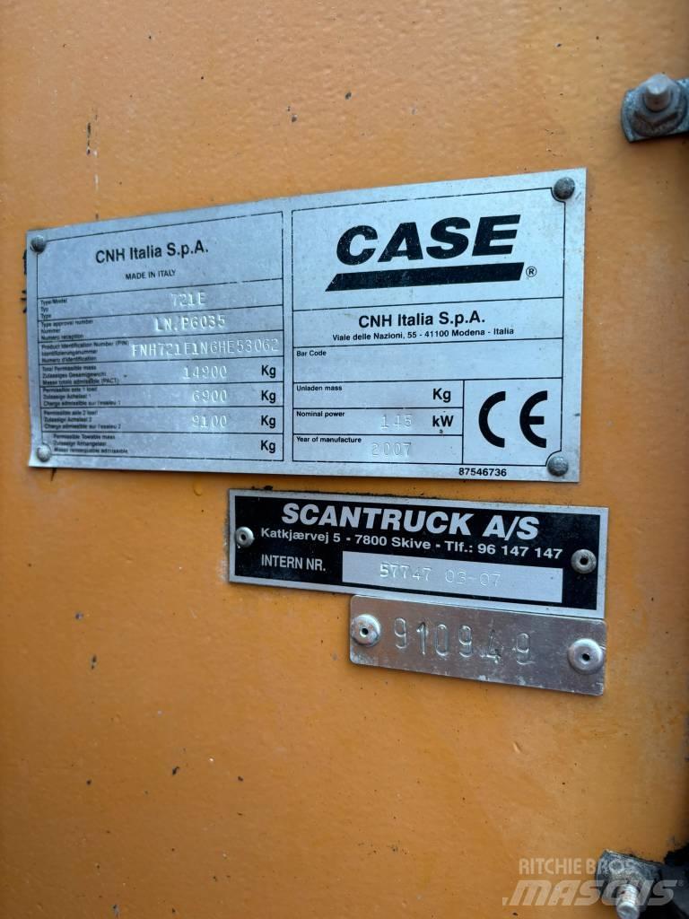 CASE 721 E Knik- en schrankladers